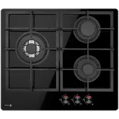 Fagor 3cfi-3glspa Cuisinière à gaz 3 brûleurs noir noir One Size