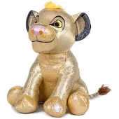 Disney Peluche Simba de 30 cm avec fonction sonore – Le Roi Lion – 100 ans de
