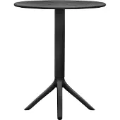 CLP Table ronde Lacota 60 cm - noir