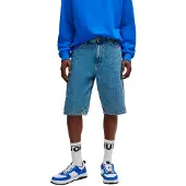 HUGO Skate Blue Denim Shorts Bleu 32 Homme