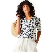 Regatta Salise Short Sleeve Shirt Blanc 14 Femme
