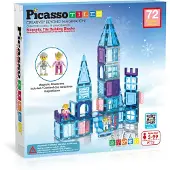 PicassoTiles PT72, Jeu de construction, 3 ans, Plastique, 72 pièces, 1,5 kg