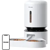 Petlibro Granary Food Dispenser With Double Bowl Wifi 5l Blanc