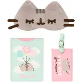 Pusheen Foodie Collection Passport Holder And Luggage Tag Rose