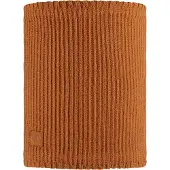 Buff Knitted&polar Fleece Neck Warmer Orange Homme