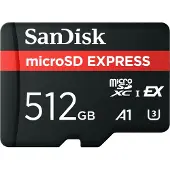 SanDisk Express 512gb Sd Card Clair
