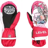 Level Animal Rec Mittens Rouge 24 Months-3 Years Filles