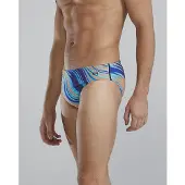 Tyr Durafast Elite Riptidal Swimming Brief Bleu 38 Homme