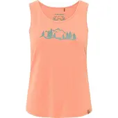 Viking Lechee Sleeveless T-shirt Orange S Femme