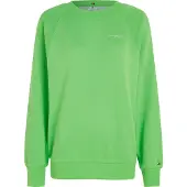 Tommy Hilfiger Femmes, Pull-over, Sweatshirt femme 1985 sans capuche, Vert (Spring Lime), M, Vert, (M)