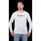 Pepe Jeans T-Shirt 'Eggo' bleu marine / rouge rubis / blanc
