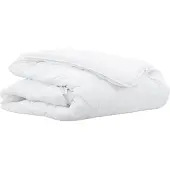 vidaXL Couette 2-en-1 blanche 220 x 135 x 8 cm en polyester