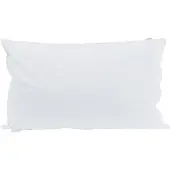 vidaXL Oreiller avec oreiller Blanc 40 x 80 cm Coton