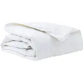 vidaXL Couverture de lit 155 x 200 cm, idéale pour le printemps et l'automne, en duvet blanc, respirante
