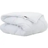vidaXL Couette d'hiver blanche 200 x 135 x 5 cm en polyester