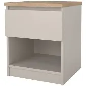 Ebuy24 Nachttisch Naia (41 x 40 x 50 cm)