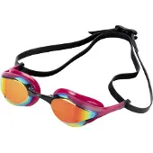 Aquafeel Leader Mirror Swimming Goggles Rouge