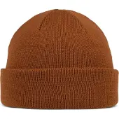 Buff Knitted Beanie Marron