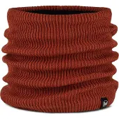 Buff Knitted & Fleece Neck Warmer Marron,Orange