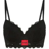 HUGO Soutien-gorge rouge / noir