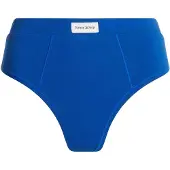 Tommy Hilfiger Femmes, Sous-vêtements, High Rise Tango UW0UW03802 C65 s, Bleu, (S)