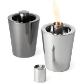 Philippi Torche de table Tarcia 13 x 9 cm, argent
