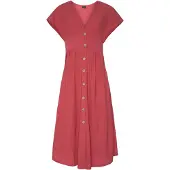 Protest Femmes, Robe, Robe femme Protest Prtsambu Robe, Rouge, (34)