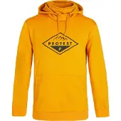 Protest Hommes, Pull-over, Hommes Hoodie PRTISSYK Jaune foncé M, Jaune, (M)