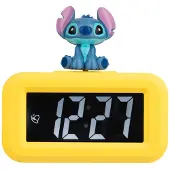 Paladone Zegar alarmowy Lilo & Stitch Mini z figurką Stitch, 8 cm