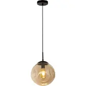 Searchlight Punch Lampe à suspendre 1 flamme noir Verre Champagne