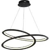 Searchlight SWIRL LED Suspension Sund noir. DIMMABLE