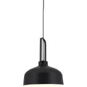 Artdelight Lampe suspendue noire Mendoza Ø 37,5 cm