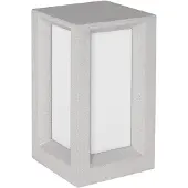 Lyora Lampe de jardin carrée Castro blanc