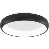 Nova Luce Plafonnier Albi noir Ø 41cm