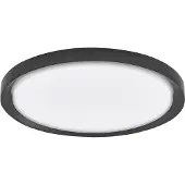 Lyora Plafonnier Troy noir Ø 56cm