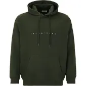 Jack & Jones Star Plus Size Hoodie Vert 6XL Homme