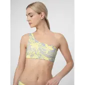 4F Femmes, Bikini, Maillot de bain, Gris, Argent, (XL)