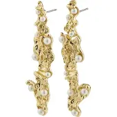 Pilgrim Boucles d'oreilles 'Jude' or / blanc perle