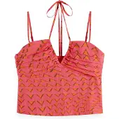 Scotch & Soda U9a00700t Sleeveless Top Rose 38 Femme