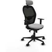 Piqueras Y Crespo Chaise de bureau 1D036N2 gris clair