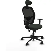 Piqueras Y Crespo Chaise de bureau 1D036N1 noir