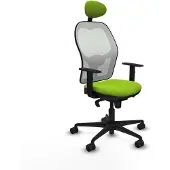 Piqueras Y Crespo Chaise de bureau avec appui-tête Jorquera 1D036N1 couleur pistache