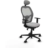 Piqueras Y Crespo Chaise de bureau 1D036N1 gris clair