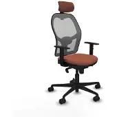Piqueras Y Crespo Chaise de bureau 1D036N2 Marron Gris