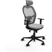 Piqueras Y Crespo Chaise de bureau 1D036N2 gris clair