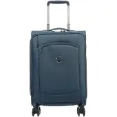 Delsey PARIS trolley Montmartre Air 2.0 Expandable 4 Double Rolls Cabin Trolley 55 Light Blue bleu