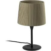 Faro SAMBA lampe de table noir/soie polyester vert 64311-40