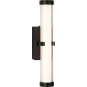 Searchlight Applique murale noire Clamp 33 cm