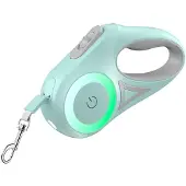 Rojeco 3M Automatic Retractable Dog Leash (green) (Chat, Chien, Promenade)