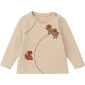 s.Oliver T-Shirt mastic / bleu / marron / rouge
